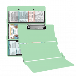 WhiteCoat Clipboard® Trifold - Mint Occupational Therapy Edition